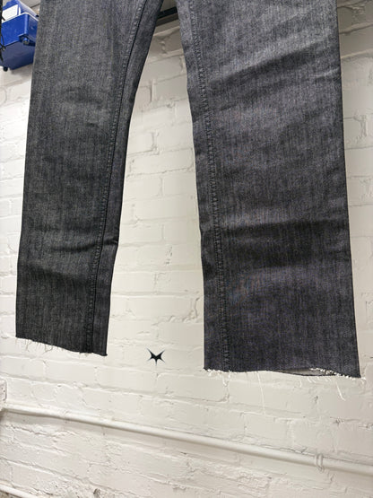 Gucci Staff Uniform Slim/Skinny Cut Released Hem Denim