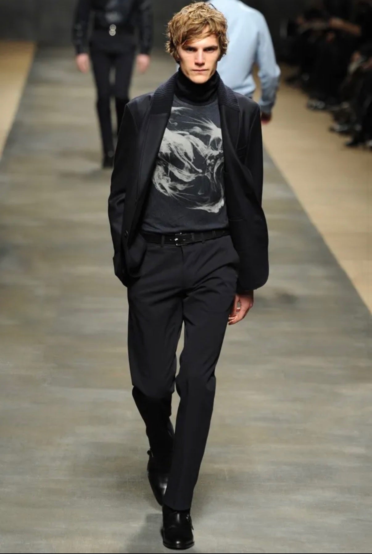 AW2012 Hermes Runway ‘Smoke Rising’ 100% Cashmere Knit Sweater