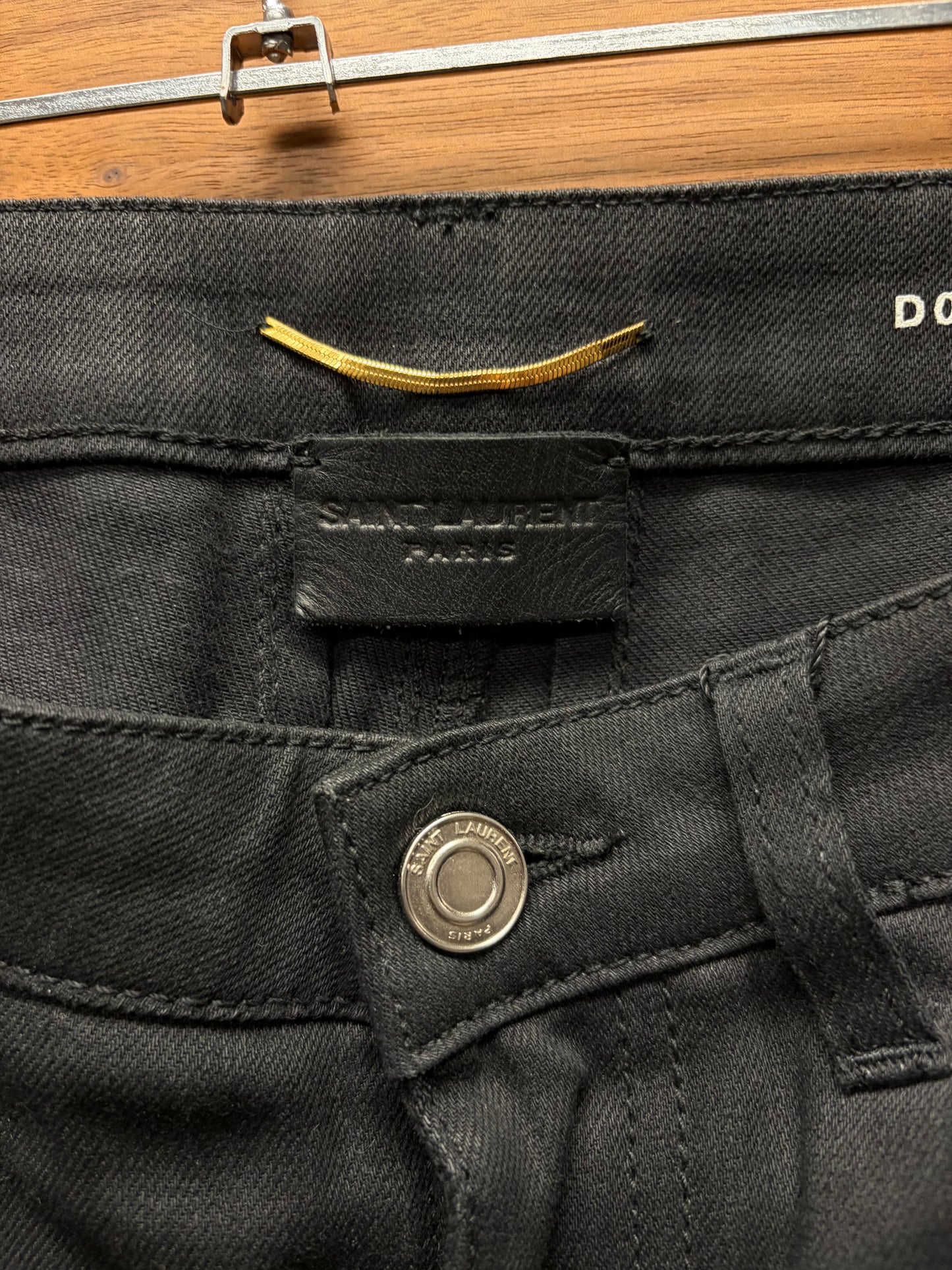 2015 Saint Laurent ‘D05’ Denim with Mesh Layered Distressing