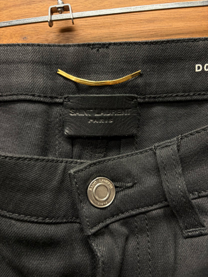 2015 Saint Laurent ‘D05’ Denim with Mesh Layered Distressing