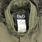 2000s Dolce & Gabbana Military Green Padded Cargo Jacket