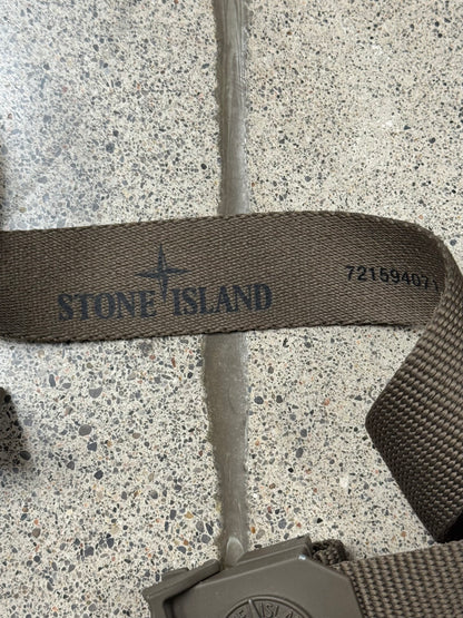 Stone Island ‘Compass Buckle’ Logo Belt