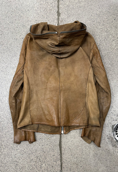 Isamu Katayama ‘Backlash’ Leather Full Zip Gimp Jacket