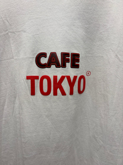 SS2019 Vetements ‘Cafe Tokyo’ Oversized White Graphic T-Shirt