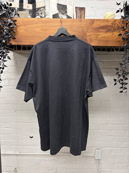 SS2025 Balenciaga ‘Keep Calm’ Parody Oversized Black Slogan T-Shirt