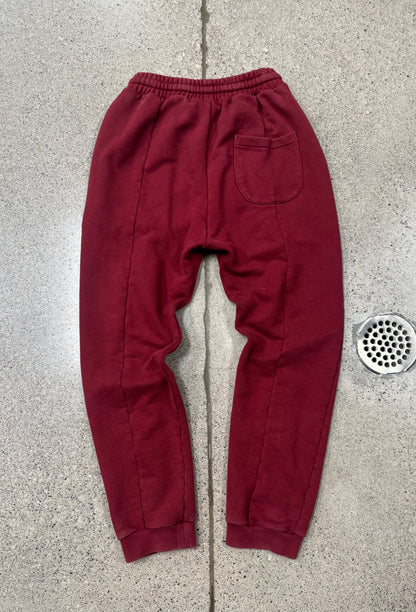 AW2017 Vetements Embroidered Logo Red Sweatpants
