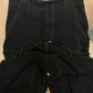 Jacquemus Belted Waist Wide Leg Black Denim