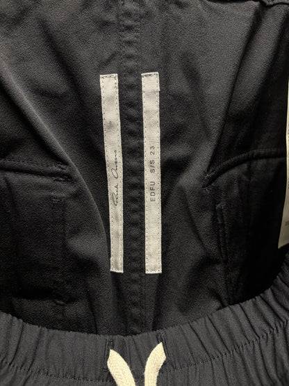 SS2023 Rick Owens Edfu ‘CargoBela’ Black Wide Leg Pants