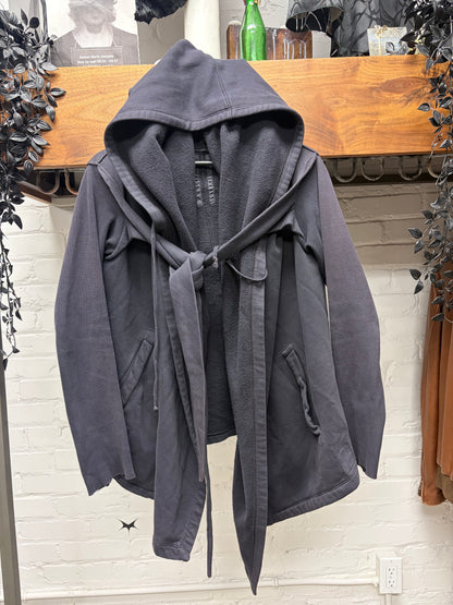 Rick Owens O&M era ‘Mountain’ Druid Plum Sun Faded Hoodie