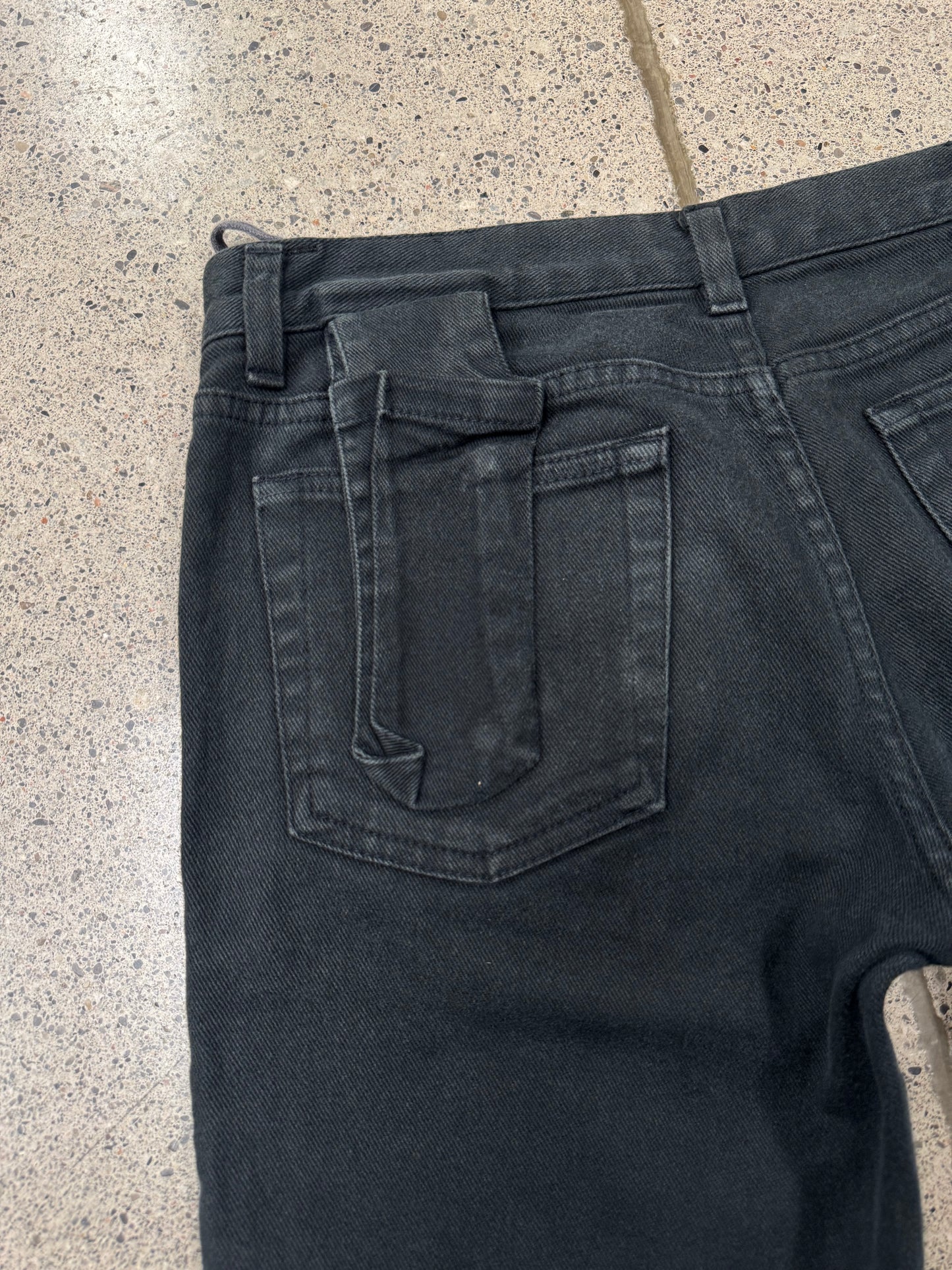 AW2003 Helmut Lang ‘Tool Pocket’ Flared Low Rise Denim