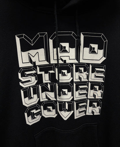 Undercover ‘Madstore’ Black Chest Logo Pullover Hoodie