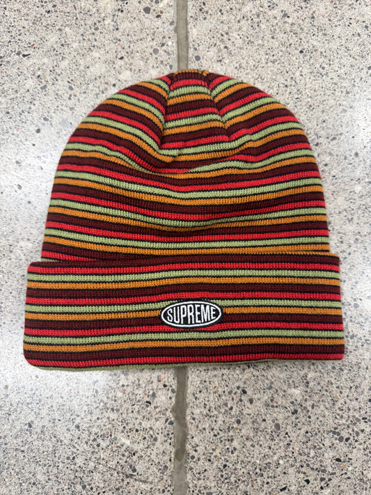 AW2022 Supreme Multi-Striped Beanie