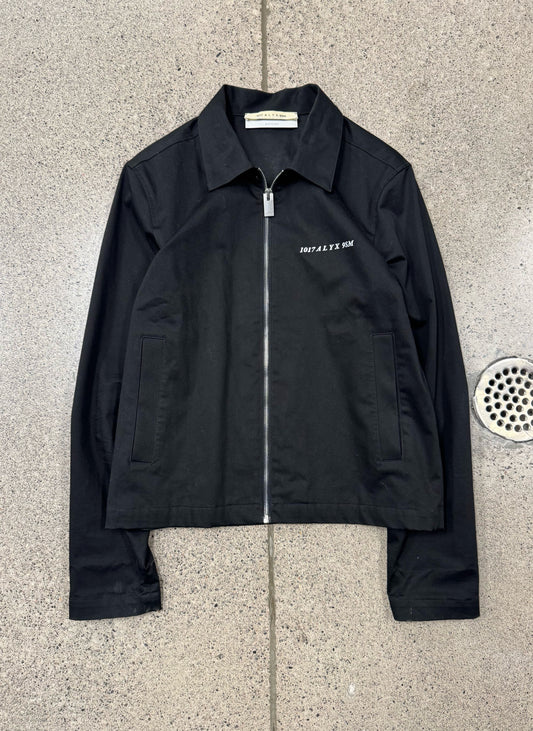 Alyx Studios Black Zip-Up Work Jacket