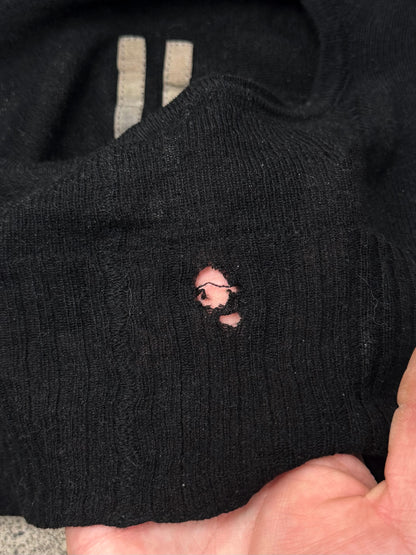 Rick Owens ‘Skull’ Virgin Wool Black Balaclava