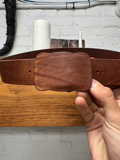 Maison Martin Margiela ‘Faceless’ Brown Leather Belt