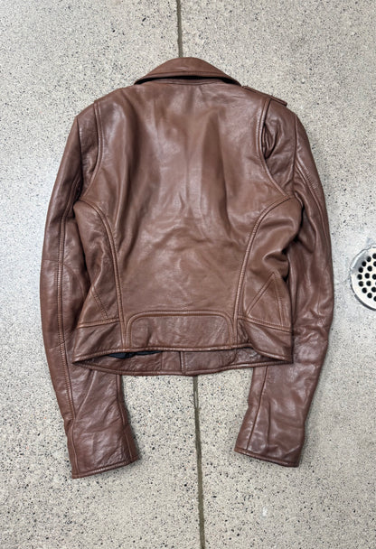 AW2010 Balenciaga by Nicholas Ghesquiere Lambskin Leather Jacket