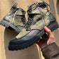 14th Addiction Military Bag Reconstructed Combat Boots