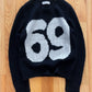 Autumn Winter 2012 Yohji Yamamoto ‘69’ Graphic Wool Knit Sweater.