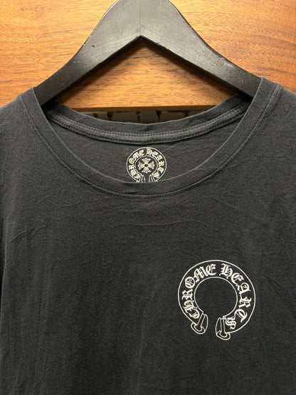 Chrome Hearts ‘Scroll Logo’ Black Short Sleeve T-Shirt