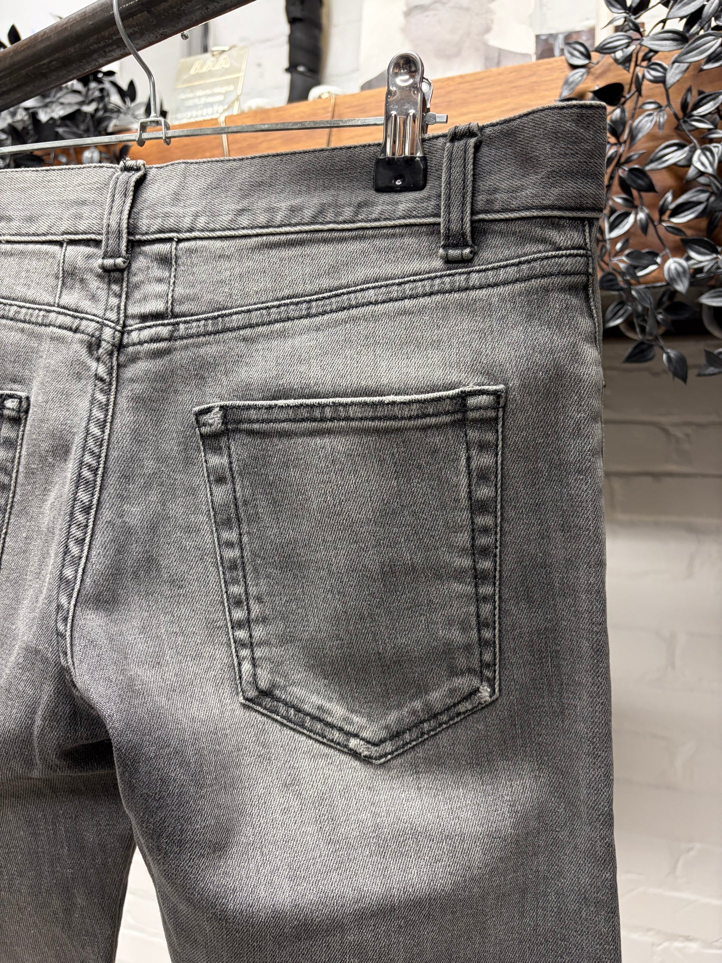 2013 Saint Laurent by Hedi Slimane ‘D01’ Washed Grey Skinny Jeans