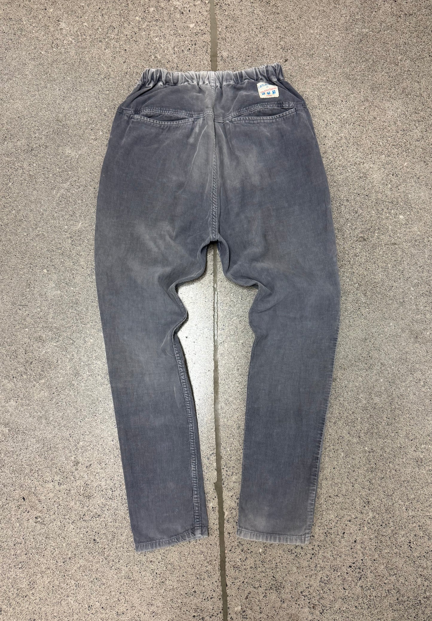 Kapital ‘Sun Aged Grey’ Corduroy Work Pants