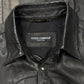 Dolce & Gabbana Mainline Lambskin Leather ‘Western’ Button Snap Shirt