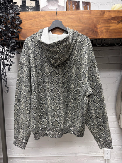 Kapital Snakeskin Print Pullover Hoodie