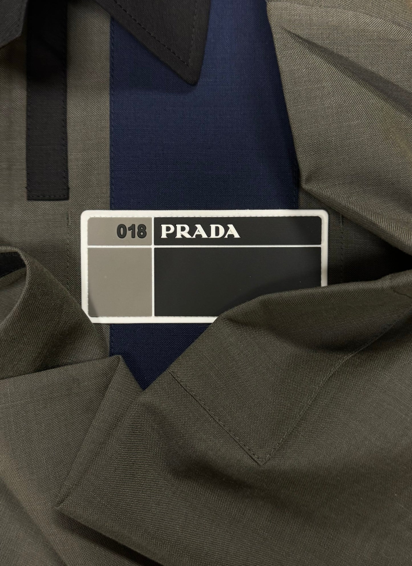 AW2018 Prada Mainline Zip-Up Worker Jacket