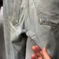 Saint Laurent ‘D02’ Distressed Light Wash Blue Denim