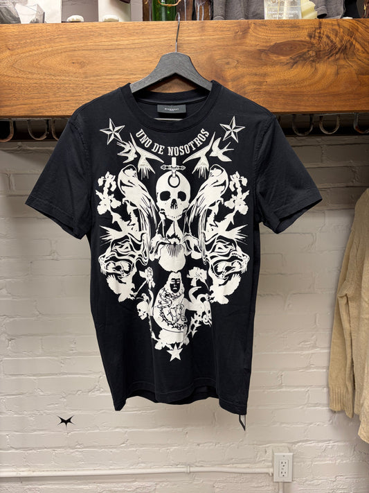 SS2012 Givenchy by Ricardo Tisci ‘Uno Des Nostres’ Skull Print Graphic T-Shirt