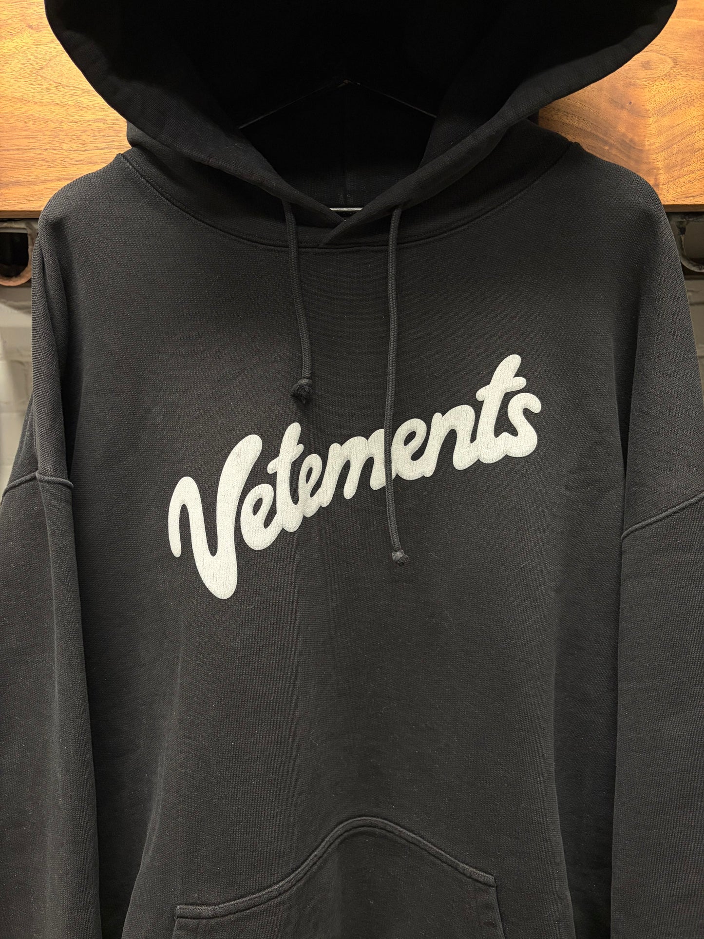 Vetements Limited Edition ‘Airbrush’ Logo Hoodie