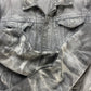 Tornado Mart Washed Grey Whiskered Denim Jacket