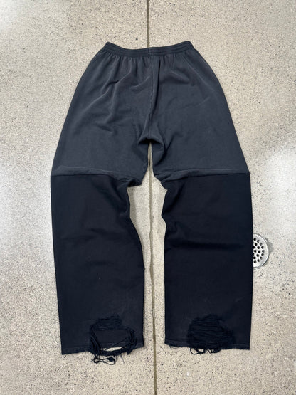 SS2023 Balenciaga ‘Mudshow’ Hybrid  Black Sweat-Pant/Denim
