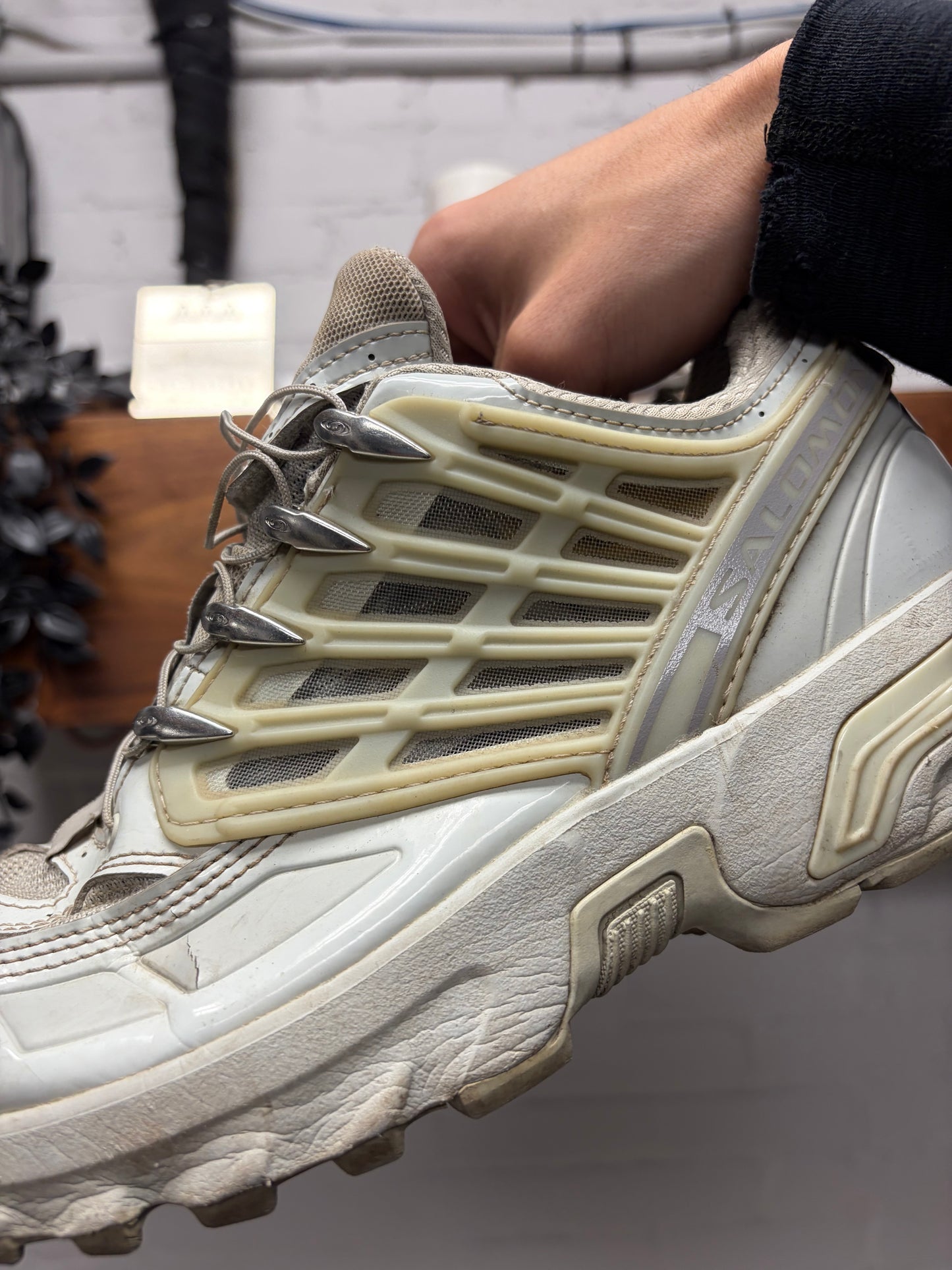 Maison Margiela x Salomon ‘ACS Pro’ White Low Top Sneakers