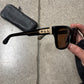 Chrome Hearts ‘MIDIXATHRILL I’ 18 Karat Gold Sunglasses