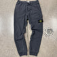 Stone Island Grey Badge Logo Sweatpants