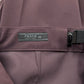 Prada Oxblood Red Pleated Slim Cut Trousers