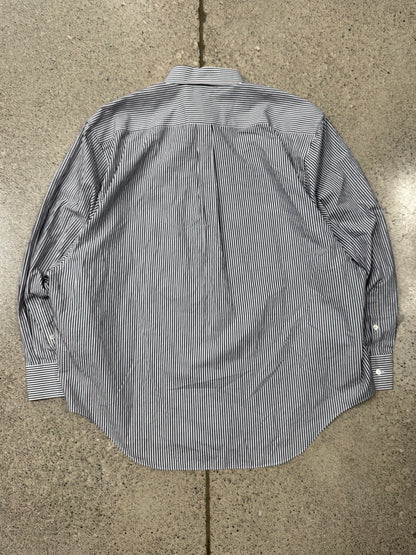 SS2017 Vetements x Comme Des Garçons Shirt Striped Button Up