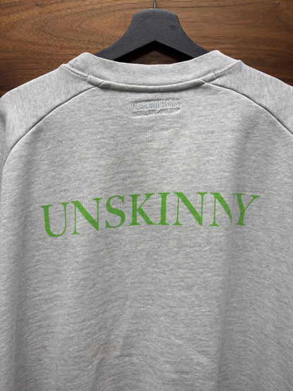 SS2018 Vetements ‘Unskinny’ Heather Grey Oversized Sweatshirt