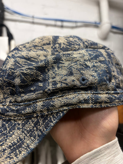 Kapital ‘Landscape’ Full Print Denim Expeditioner’s Hat