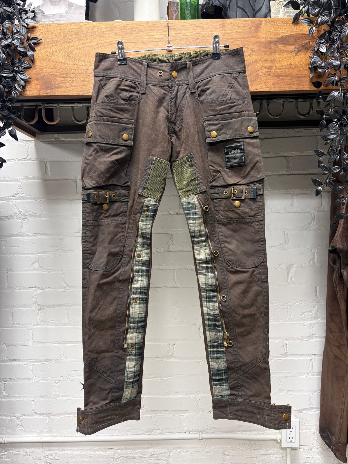 AW2008 Undercover ‘Unreal Real Clothes’ Heavy Canvas Oil Waxed Hybrid Skinny Cargo Denim
