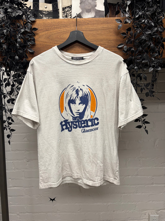 Hysteric Glamour ‘Fanta’ Showgirl White Graphic T-Shirt