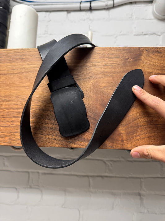 Maison Martin Margiela ‘Faceless’ Black Leather Belt
