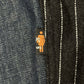 Vintage Jean Paul Gaultier Pinstripe/Denim Hybrid Jeans