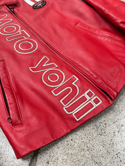 SS2005 Yohji Yamamoto x Dainese Motorcycle Leather Racing Jacket