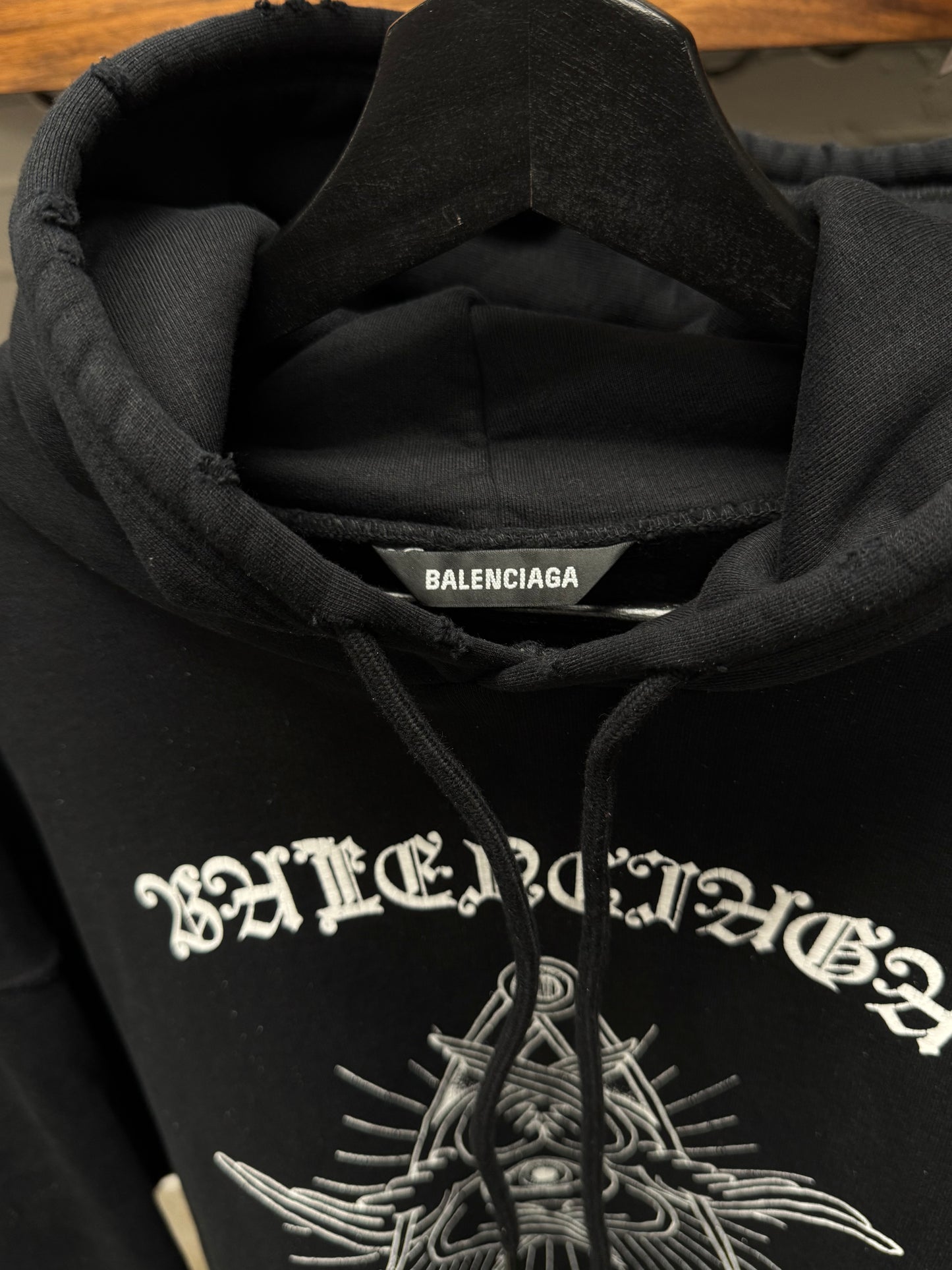 AW2020 Balenciaga ‘Free Your Mind’ Oversized Pullover Hoodie