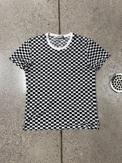 SS2006 Dior Homme by Hedi Slimane ‘Checkerboard’ Short Sleeve Shirt