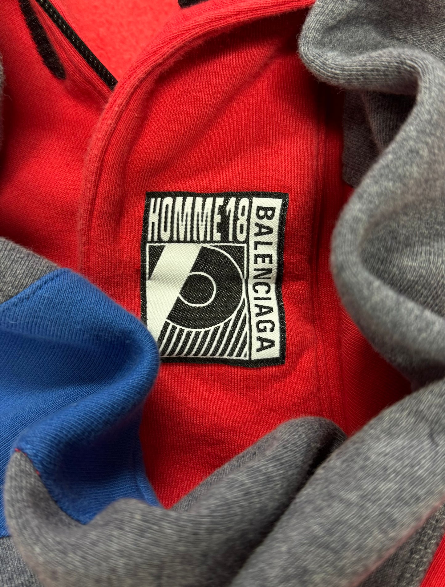 AW2018 Balenciaga ‘Ski’ Quarter Zip Sweatshirt Jacket