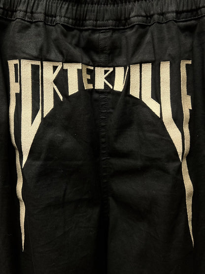 AW2024 Rick Owens ‘Porterville’ Bela Black Wide Leg Pants