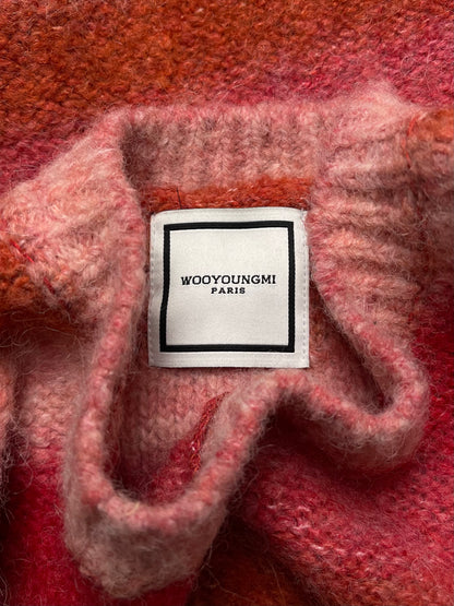 Wooyoungmi Pink Striped Wool Knit Sweater